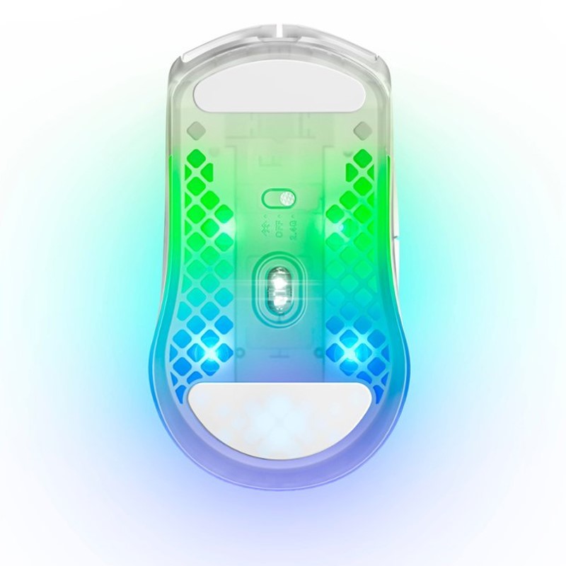 SteelSeries Aerox 3 (2022) Ultra Lightweight RGB Wireless Gaming Mouse - Ghost SteelSeries Aerox 3 (2022) Ultra Lightweight RGB Wireless Gaming Mouse - Ghost